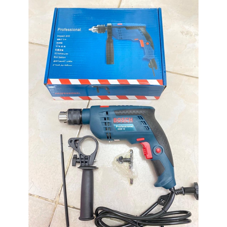 Tặng mũi khoan đa năng 8mm máy khoan tường, sắt, gỗ khoan 13 ly - professional gsb 13re lõi đồng