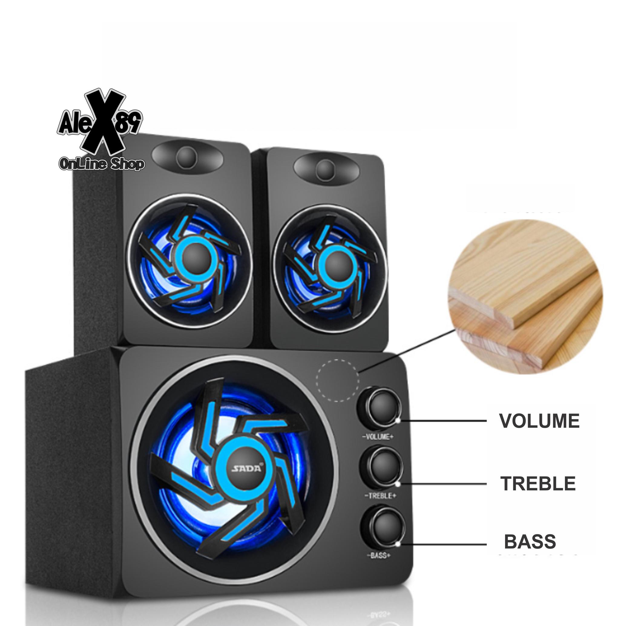 🔥17.9 - 30.9🔥Loa Vi Tính Sada D209 Gaming Bluetooth Siêu Trầm
