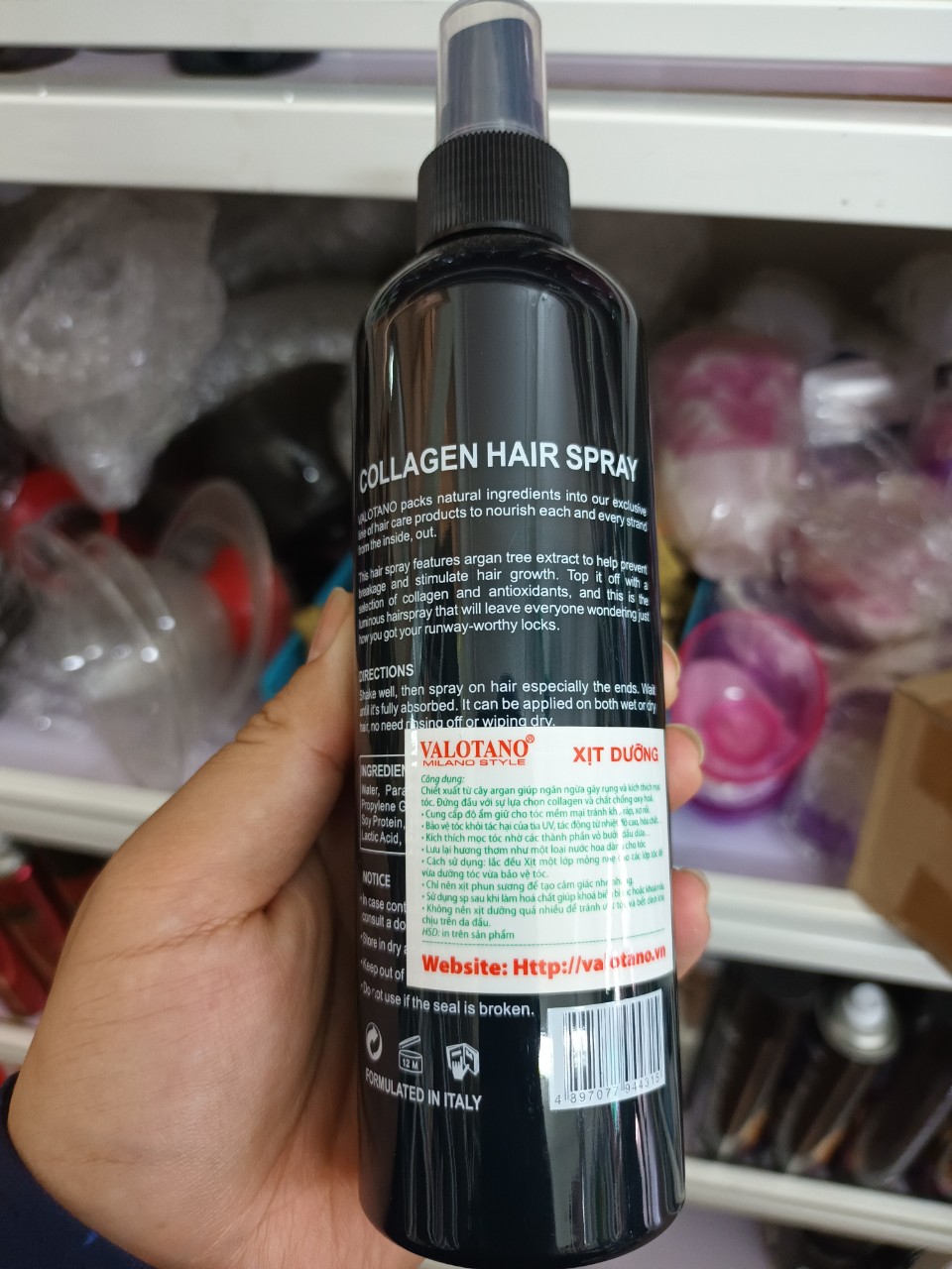XỊT DƯỠNG TÓC COLLAGEN VALOTANO 260ML