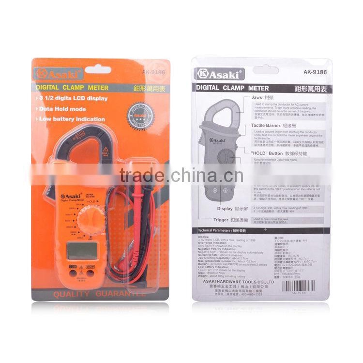 Ampe Kìm Asaki Ak-9186 ( Đồng Hồ Đo Dòng Điện )