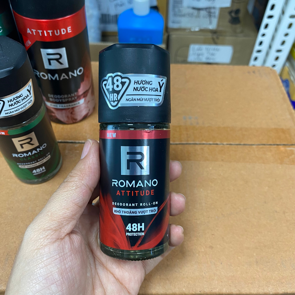 Romano Deodorant Bodyspray 150ml Classic - Attitude Romano Deodorant Roll-on 50ml