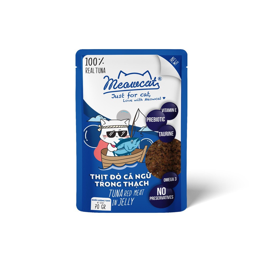Pate Meowcat - Thức ăn ướt cho mèo Gói 70gr