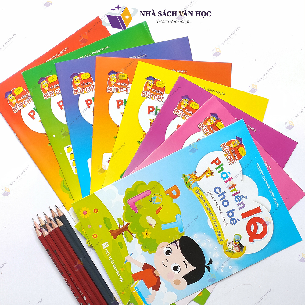 Sách - Phát Triển IQ Cho Bé - Dành Cho Bé 4-5 Tuổi (Túi 8 Cuốn)