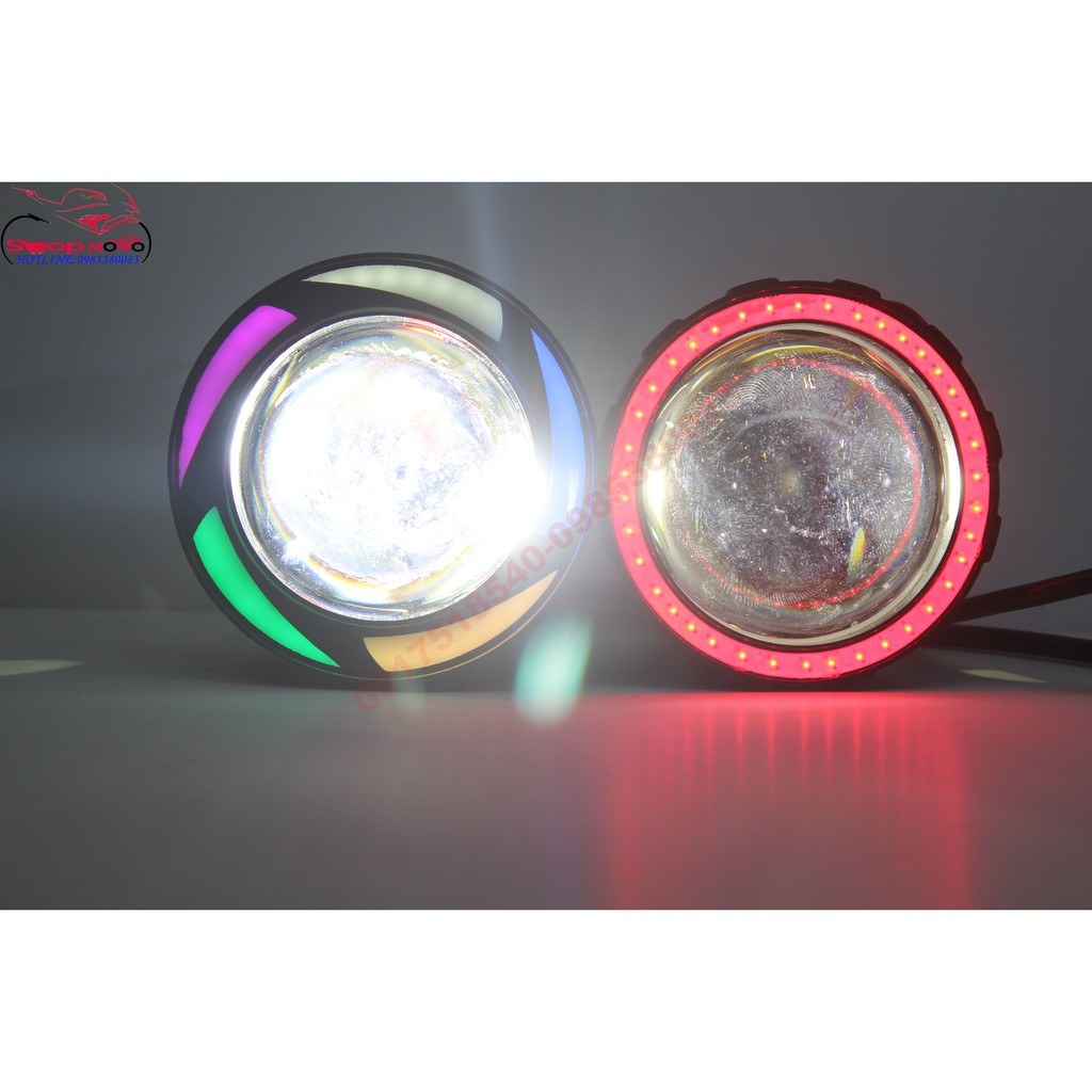 Đèn Led Trợ Sáng U7 NGẮN ngũ sắc ( giá 1 chiếc)