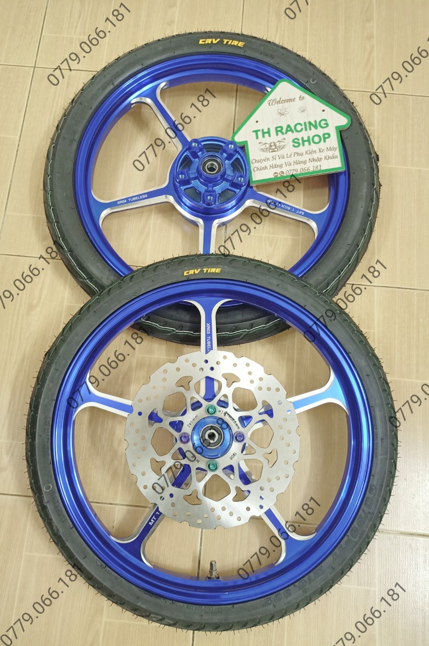 BÁNH MÂM EXCITER 150 hoặc EXCITER 155 KIỂU 5 CÂY CNC CÓ 4 MÀU: XANH DƯƠNG CAM ĐỎ ĐEN FULL VỎ CAMEL CRV THÁI TẶNG KÈM ỐC ĐĨA TRƯỚC SẢN PHẨM MỚI Y NHƯ HÌNH ẢNH GẮN VỪA NHƯ ZIN KHÔNG CHẾ NHANH TAY MUA NGAY TOP GIAN HÀNG UY TÍN