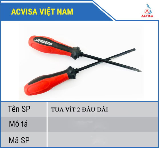 TUA VÍT 2 ĐẦU DÀI