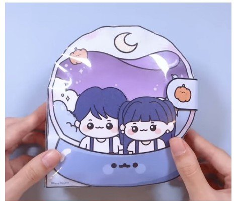 Squishy magical búp bê giấy-happyfunny