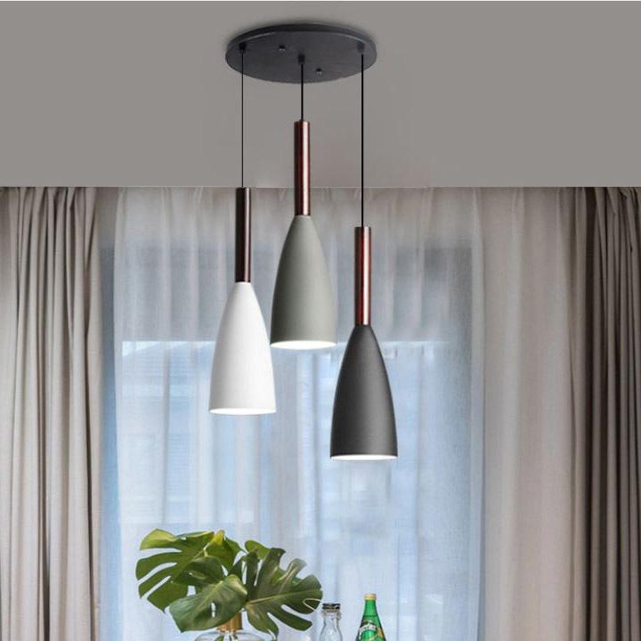 Đèn thả bàn ăn - đèn trang trí phòng bếp - 3 bóng chao nhôm KITCHENLAMP SEASON. Thiết kế sang trọng, hiện đại, thích hợp với nhiều không gian và phong cách nội thất.