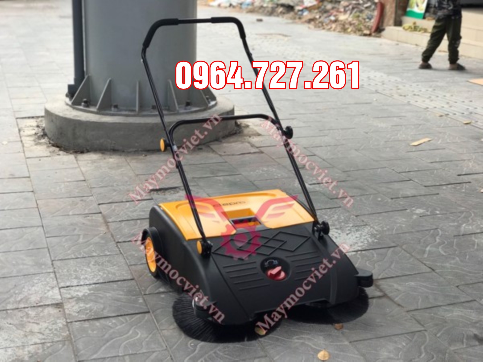 Máy quét rác đẩy tay Clepro CW-800/02