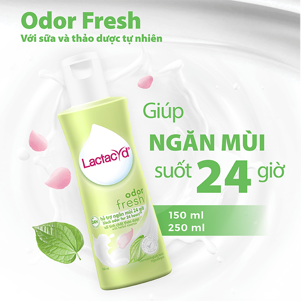 Dung dịch vệ sinh phụ nữ LACTACYD ODOR FRESH 250ML
