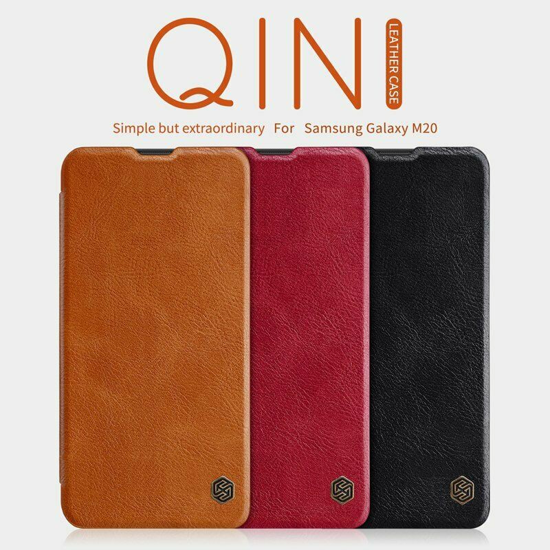 Bao Da Samsung Galaxy M20 Hiệu Nillkin Qin