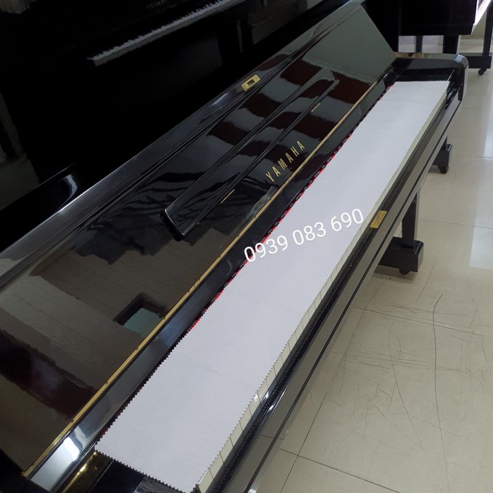 Khăn phủ phím đàn Piano cơ và điện màu xám