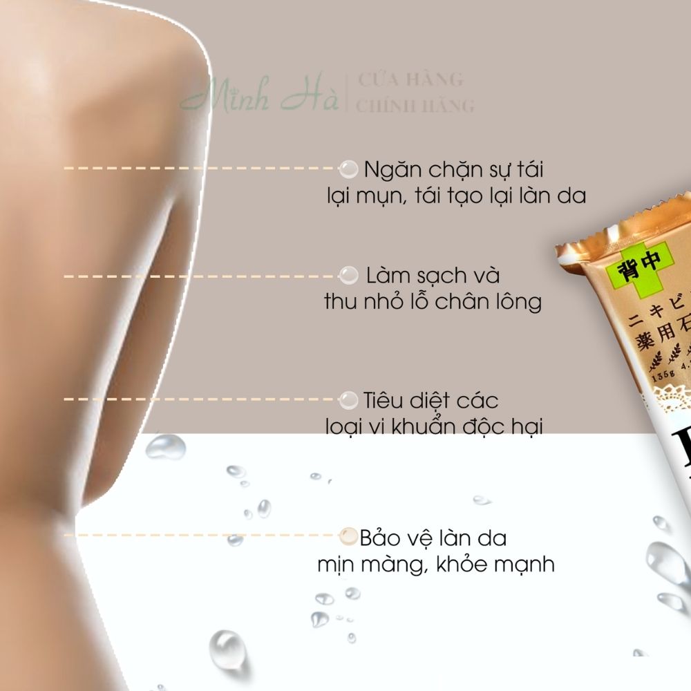 Xà phòng giảm mụn lưng For Back Medicated Soap
