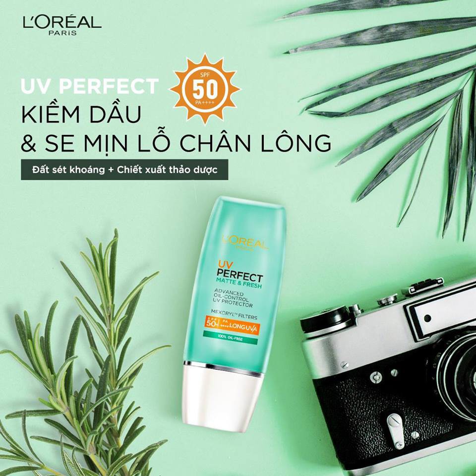 Kem Chống Nắng Kiềm Dầu Loreal SPF 50+/PA++++ (30ml)