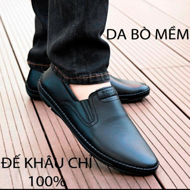Men's Loafers, Men's Cowhide Shoes (Free Xi)
