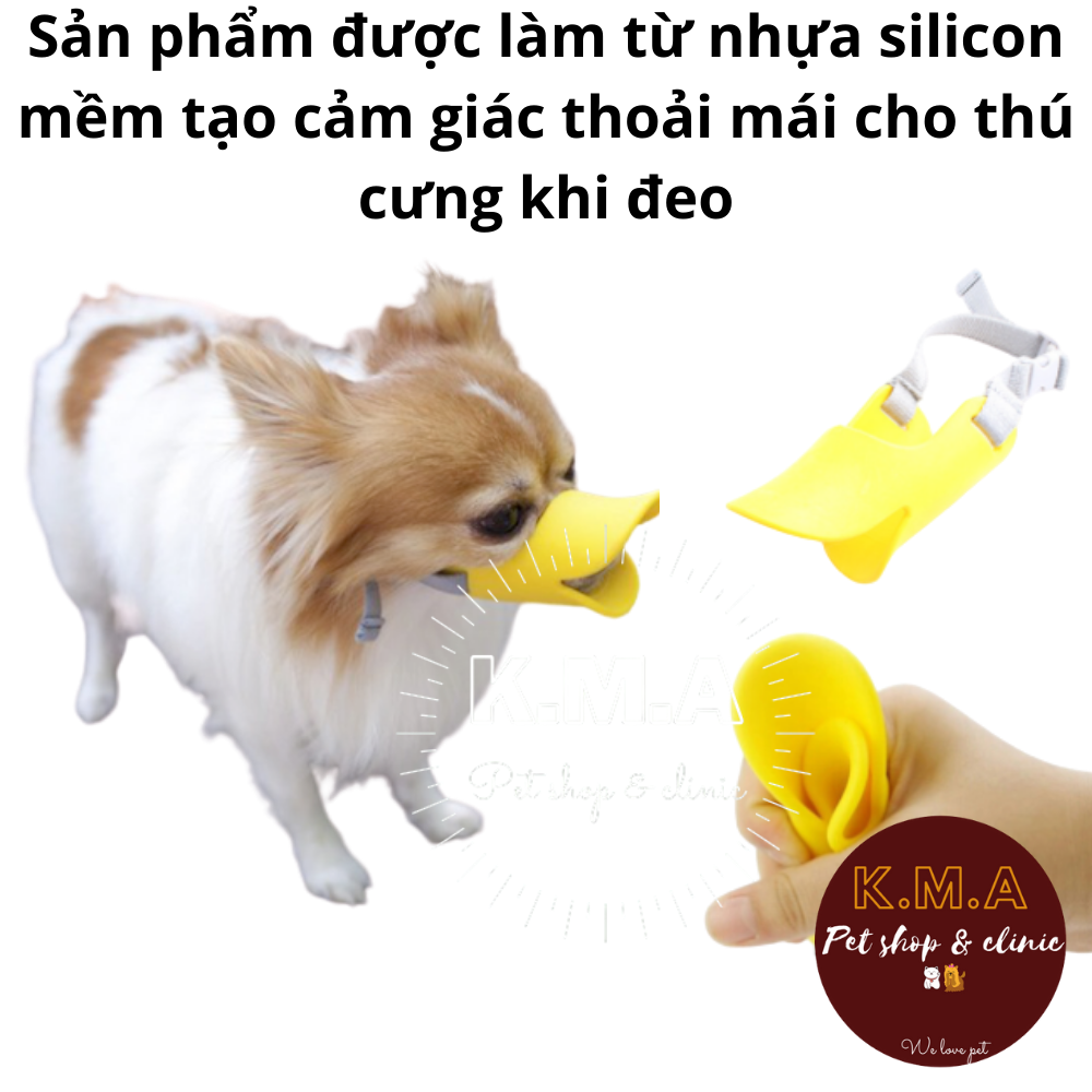 RỌ MÕM MỎ VỊT  CUTE CHO THÚ CƯNG (SIZE L)