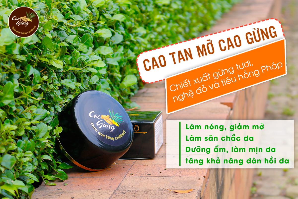 Bộ Gel Tan Mỡ Cao Gừng + Đai Nịt Bụng Cao Cấp (Mẫu mới)