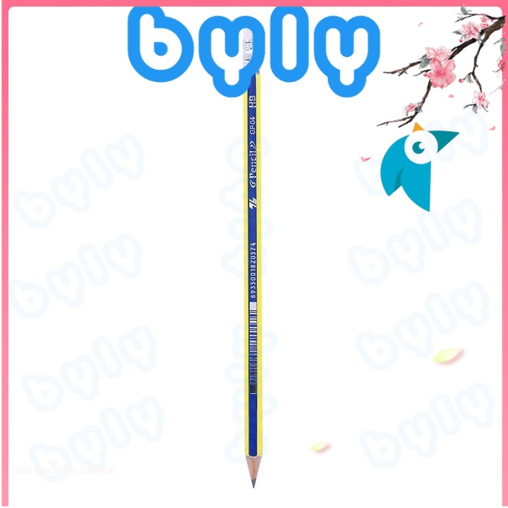 Bút chì gỗ hb có gôm thiên long gp-04 - quyên byly store