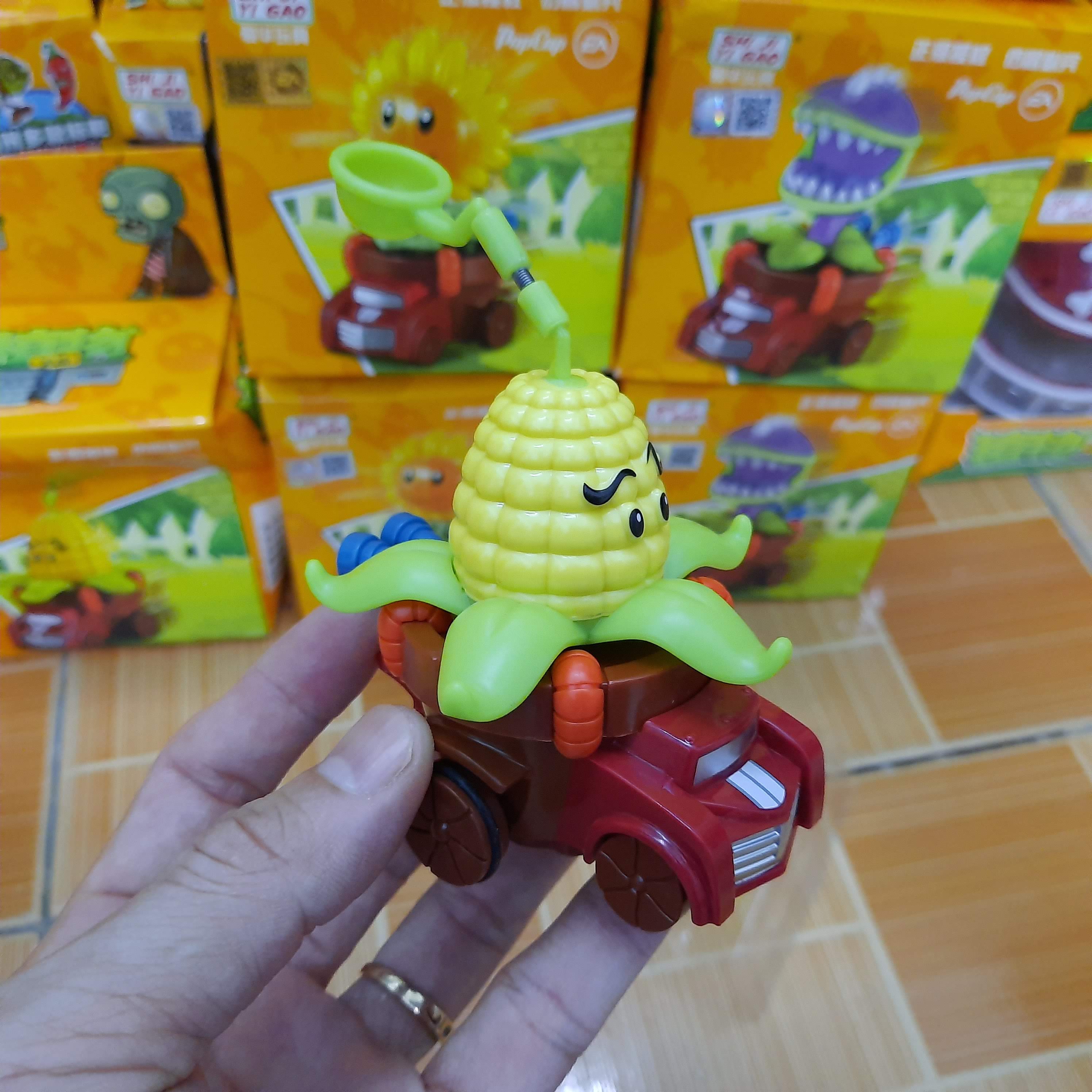 Mô hình máy bắn ngô Kernel pult đồ chơi trẻ em Plants vs Zombies