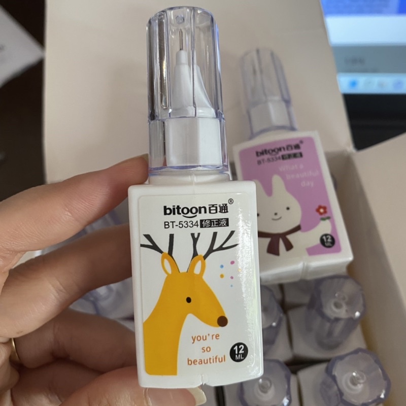 Bút Xoá Nước Bitoon Dễ Thương 12ml