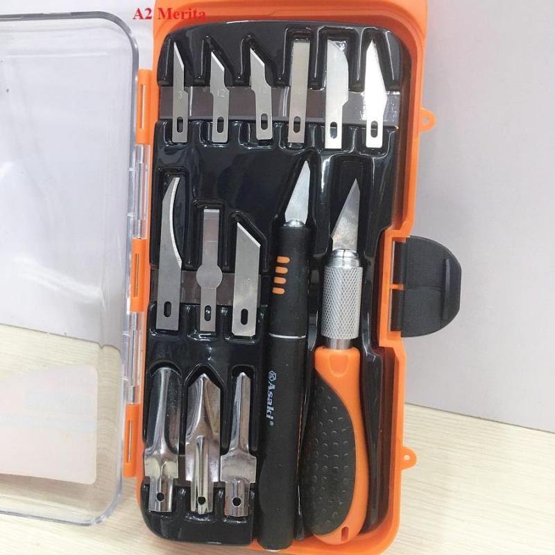 Bộ dao điêu khắc Asaki AK-3960,bộ dao chạm trổ,cắt ghép 14 chi tiết Asaki AK-3960,bộ dao tỉa trổ Asaki,bộ dao khắc,bộ dao chạm trổ,bộ dao điêu khắc mỹ nghệ,bộ dao tỉa củ quả