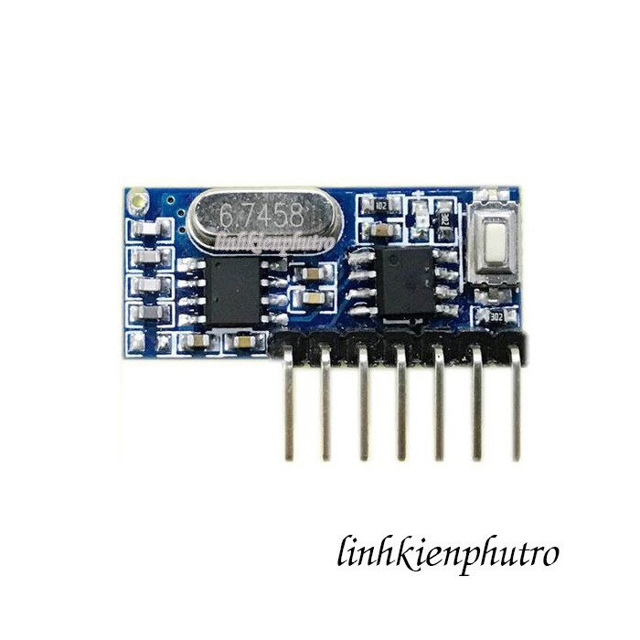 Mạch Thu RF 433MHz Học Lệnh KD7