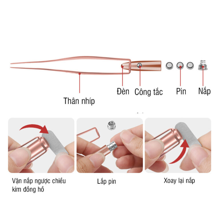 Dụng cụ lấy ráy tai cho bé có đèn
