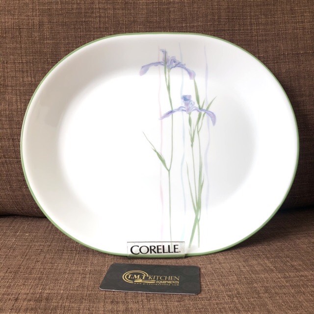 Corelle USA - Shadow Iris - 01 Dĩa Oval 32cm MS 611