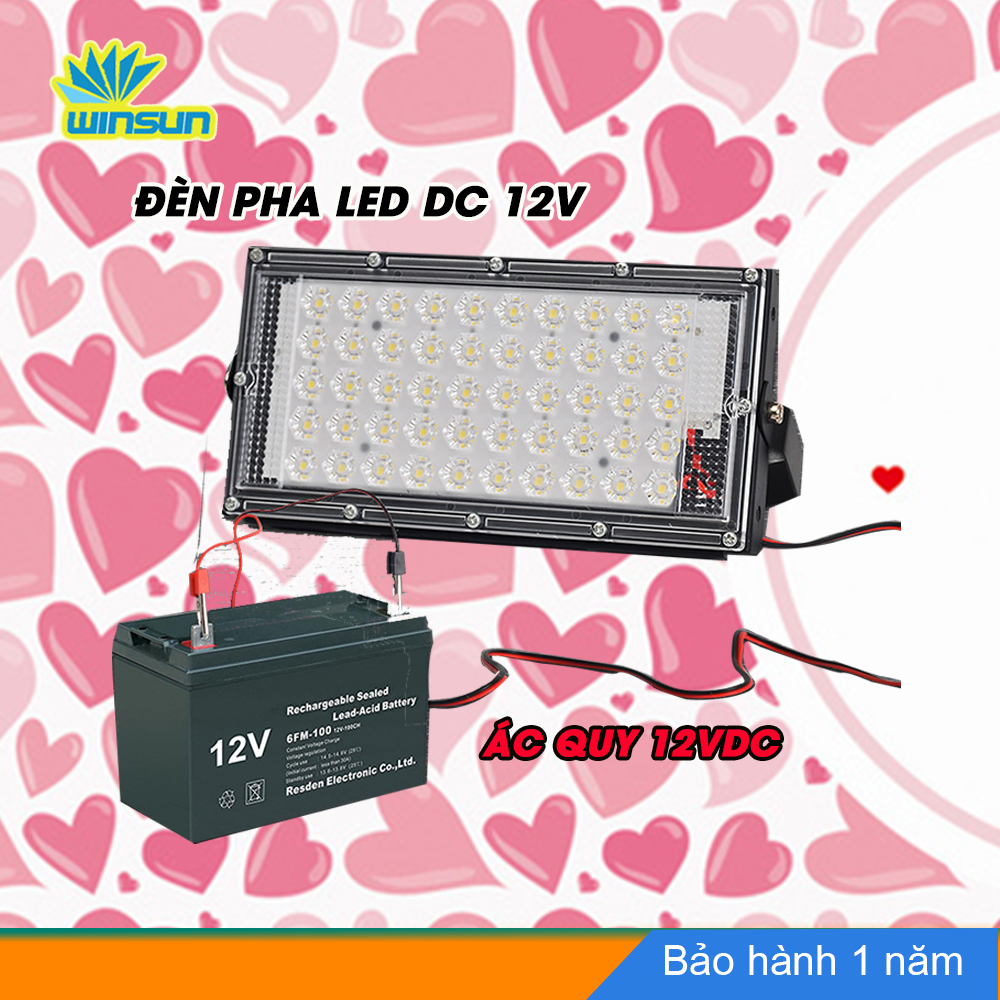 •••HCM••• Đèn Pha Led DC 12V