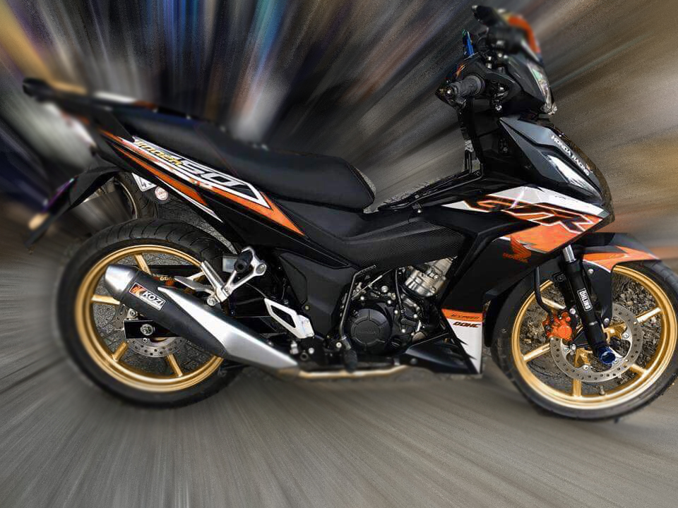 [HCM]TEM RỜI WINNER GTR CAM XÁM DÁN XE ĐEN TẶNG TEM DAN XI NHAN