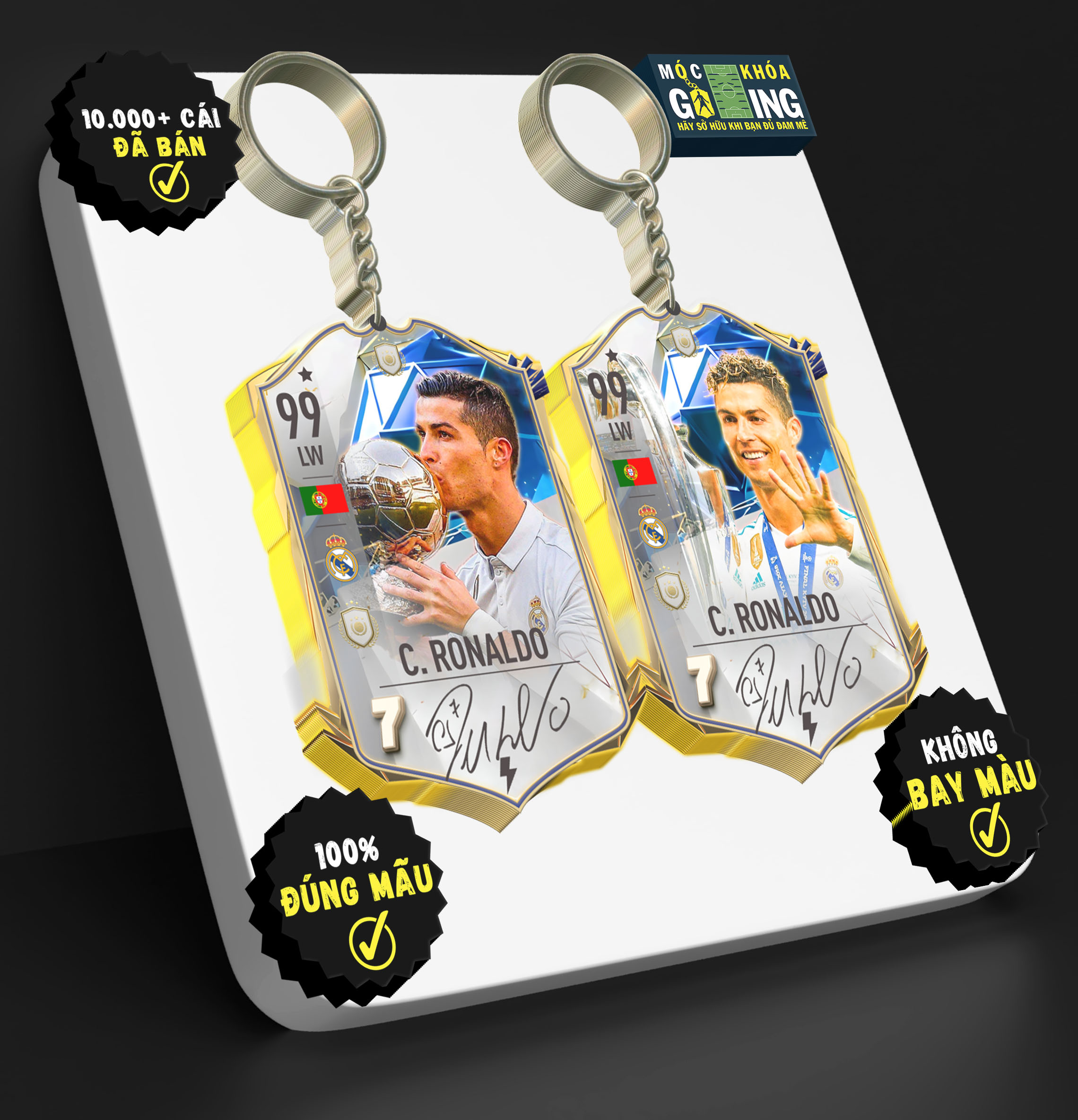 Móc Khóa Cristiano Ronaldo - Móc Khoá GAMING