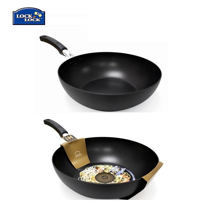chảo sâu lòng lock&lock 32cm - chảo sâu lòng lock&lock