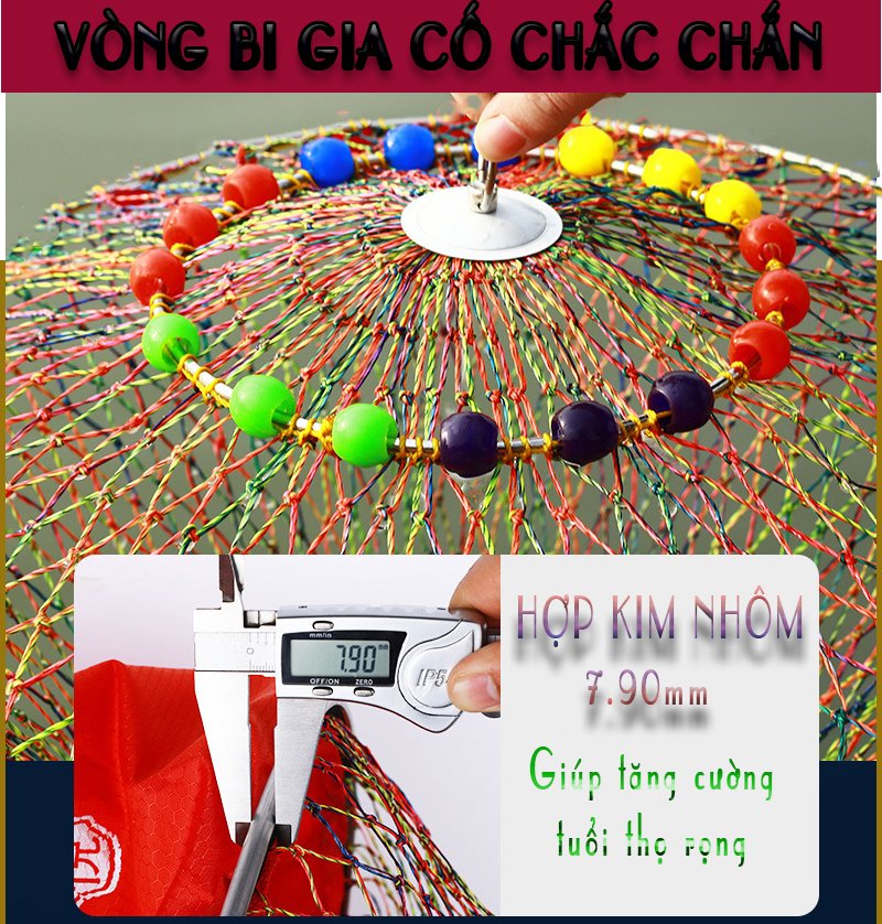 Giỏ Đựng Cá, Rọng Đựng Cá Haoheng Cao Cấp