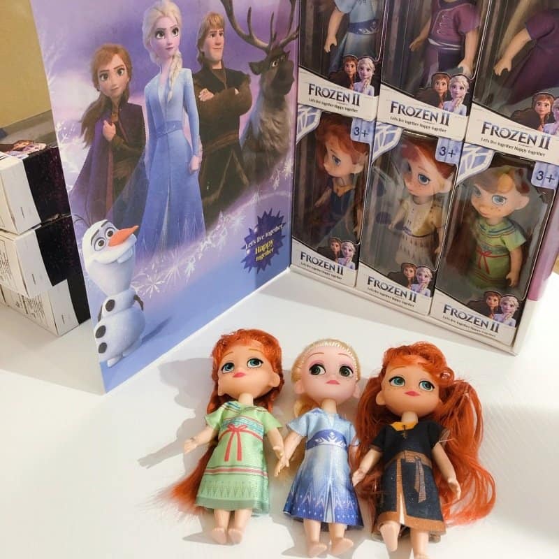 [THANH LÝ] SET 6 búp bê Elsa Anna Frozen 2 Cho Bé