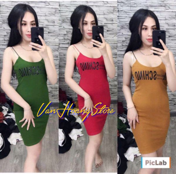 [HCM]Đầm body hai dây - Đầm ôm nữ - M14