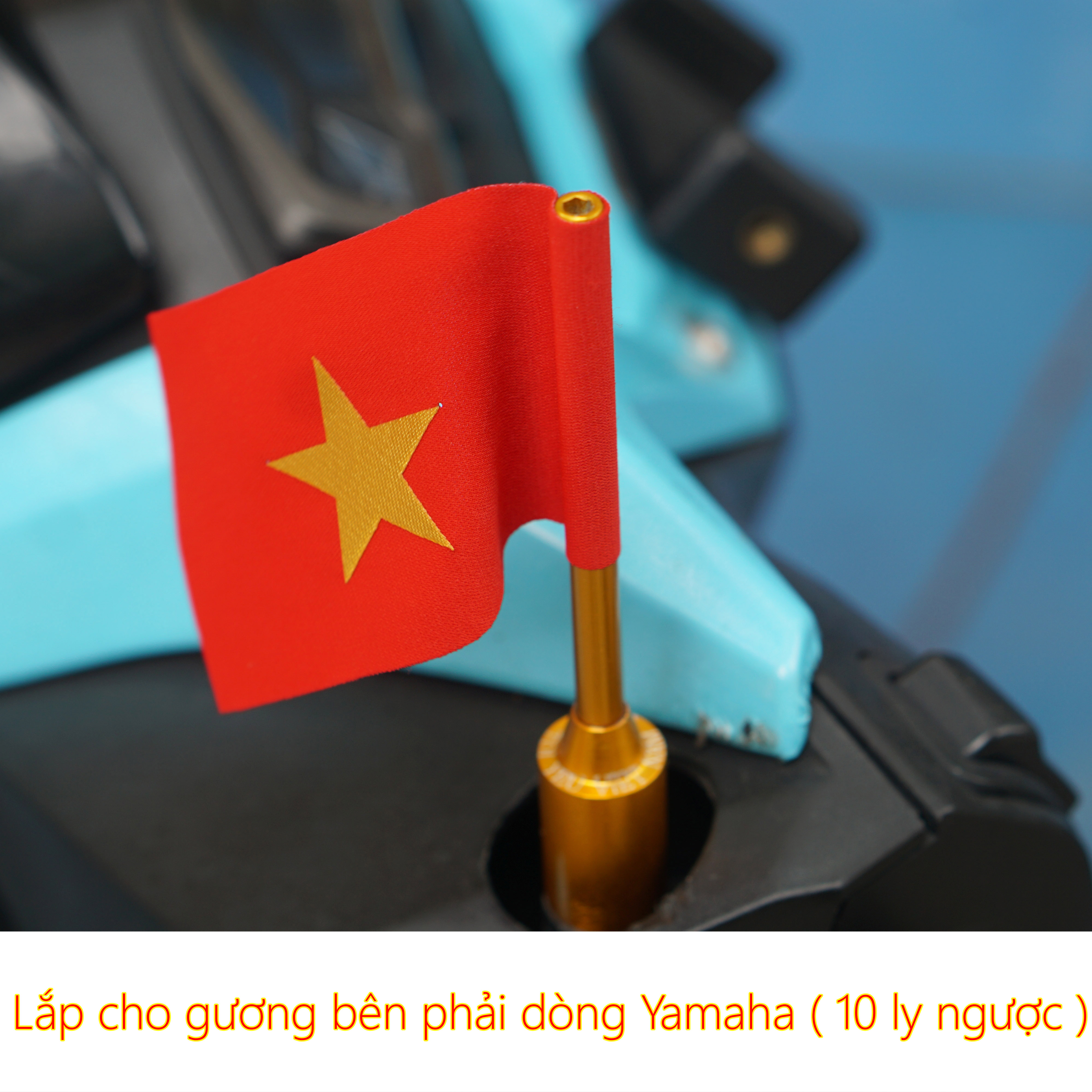 Ốc chân gương cờ việt nam gắn xe máy - pkx