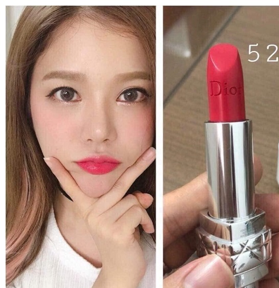 Son Rouge Dior 520 Hồng Đỏ cá tính
