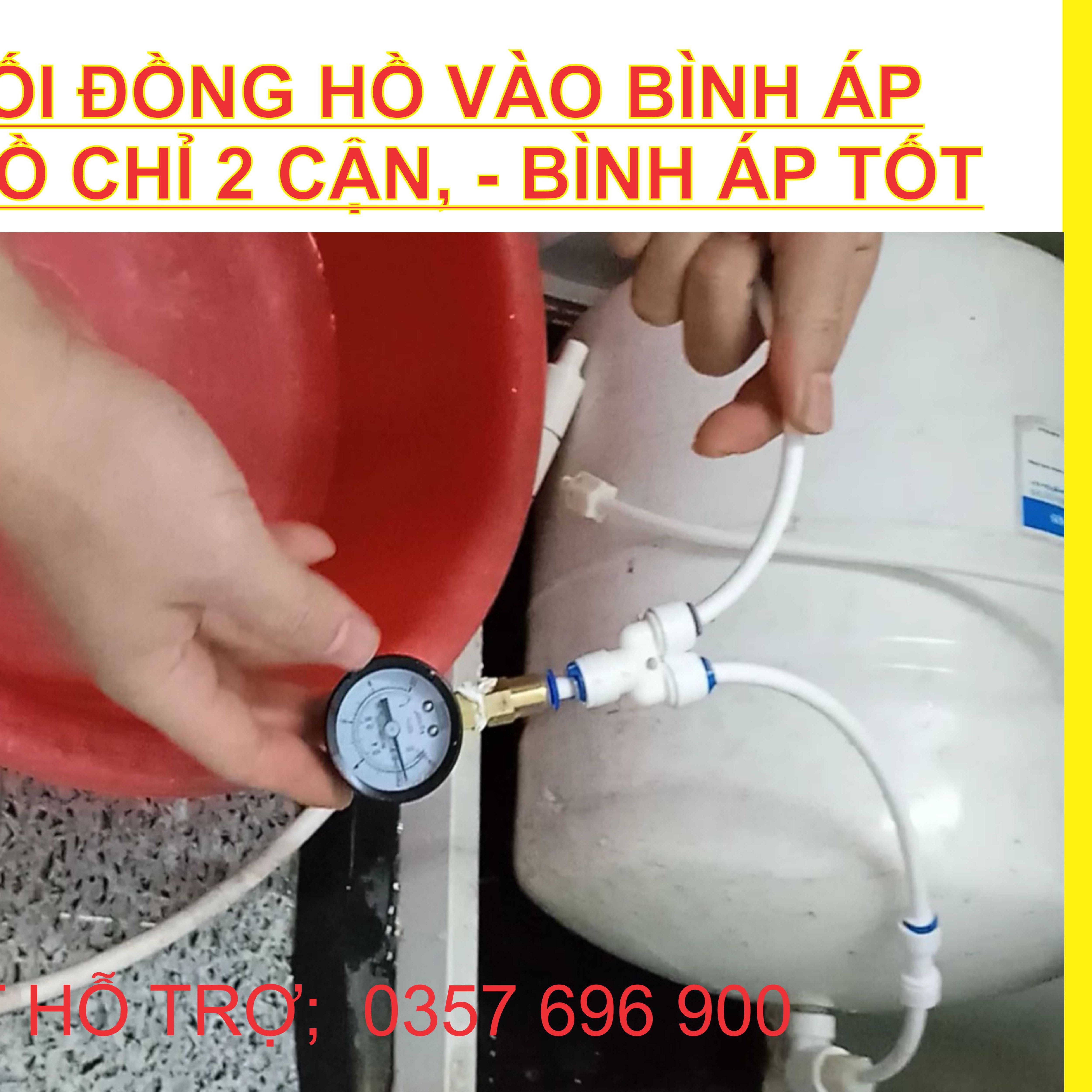 Đồng hồ đo áp suất nước, sửa máy lọc nước