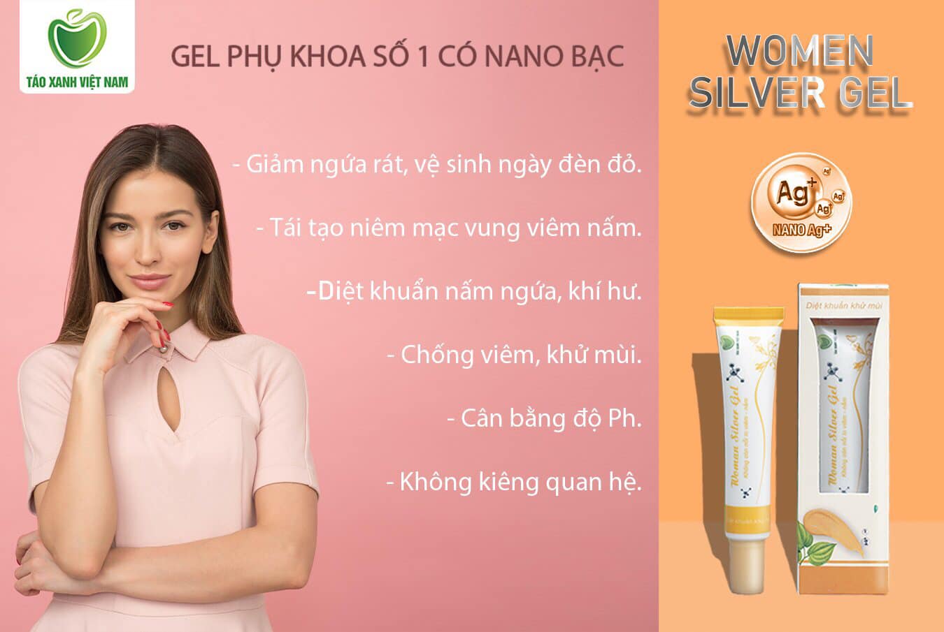 Gel Phụ Khoa Nano Bạc