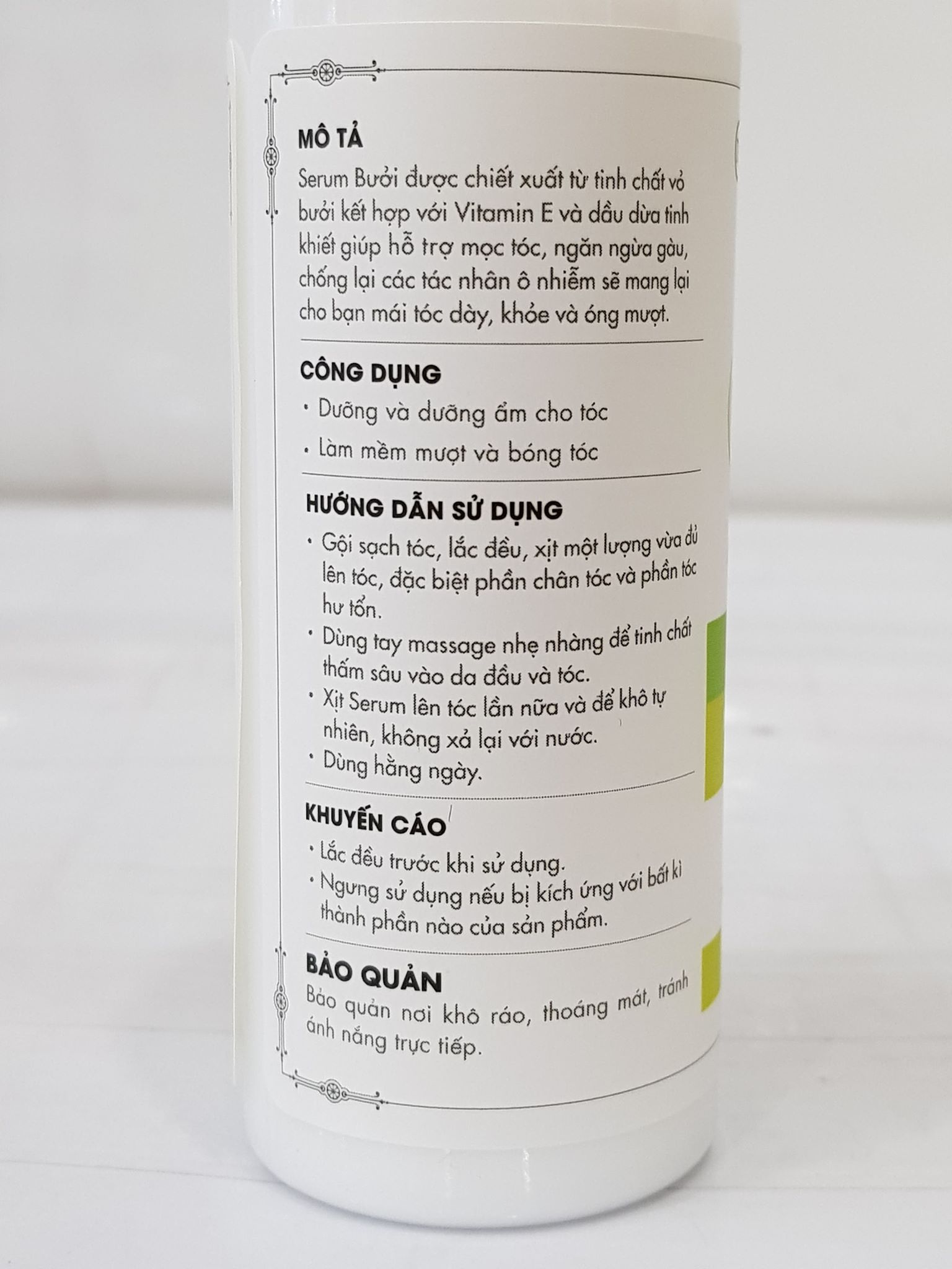 [HCM]Serum Bưởi MILAGANICS 100ml Ngăn Rụng Và Kích Thích Mọc Tóc