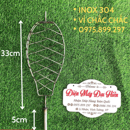 Vỉ nướng cá INOX dùng cho máy nướng mini
