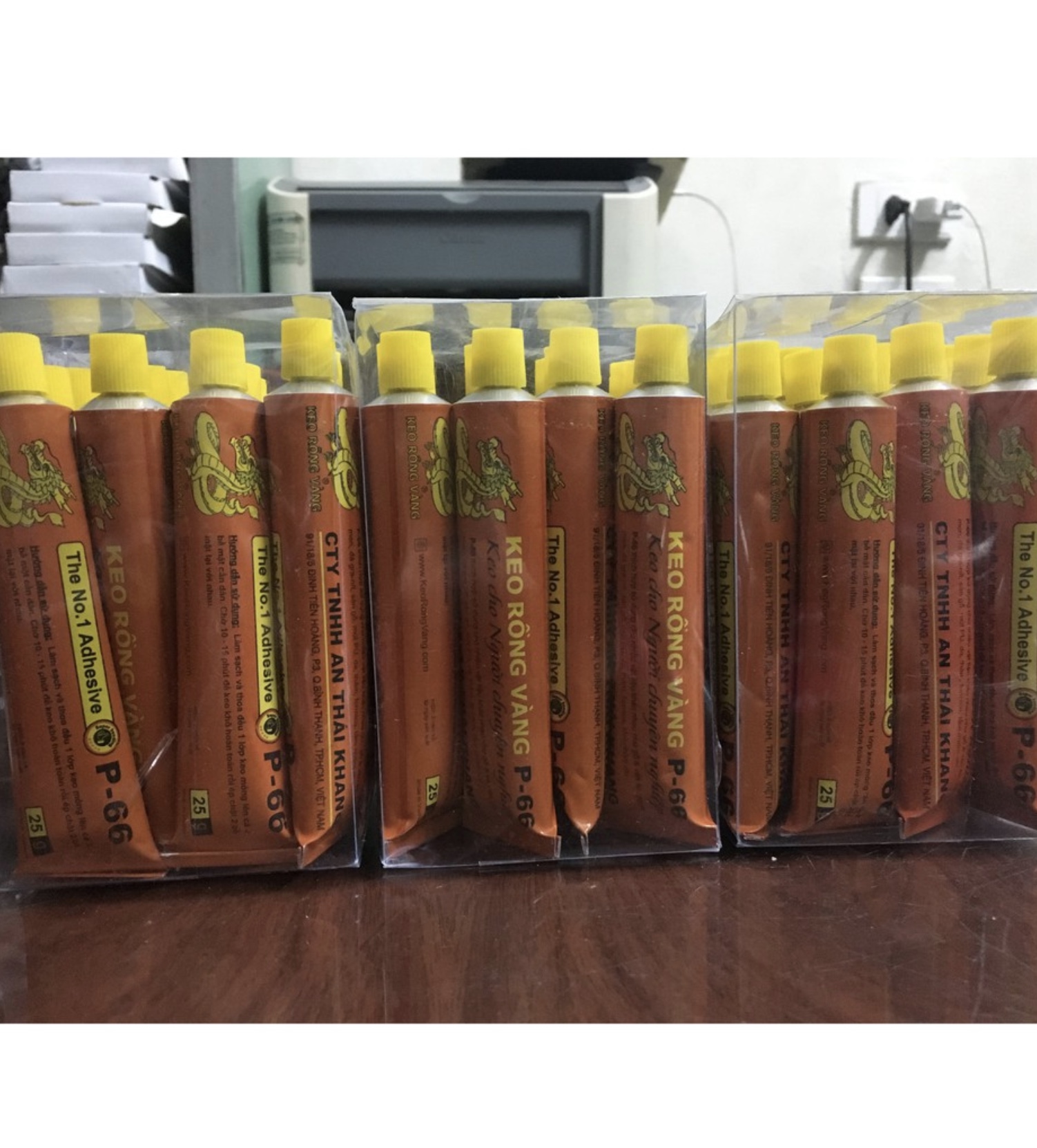 KEO RỒNG VÀNG P66 25g KEO DÁN DA