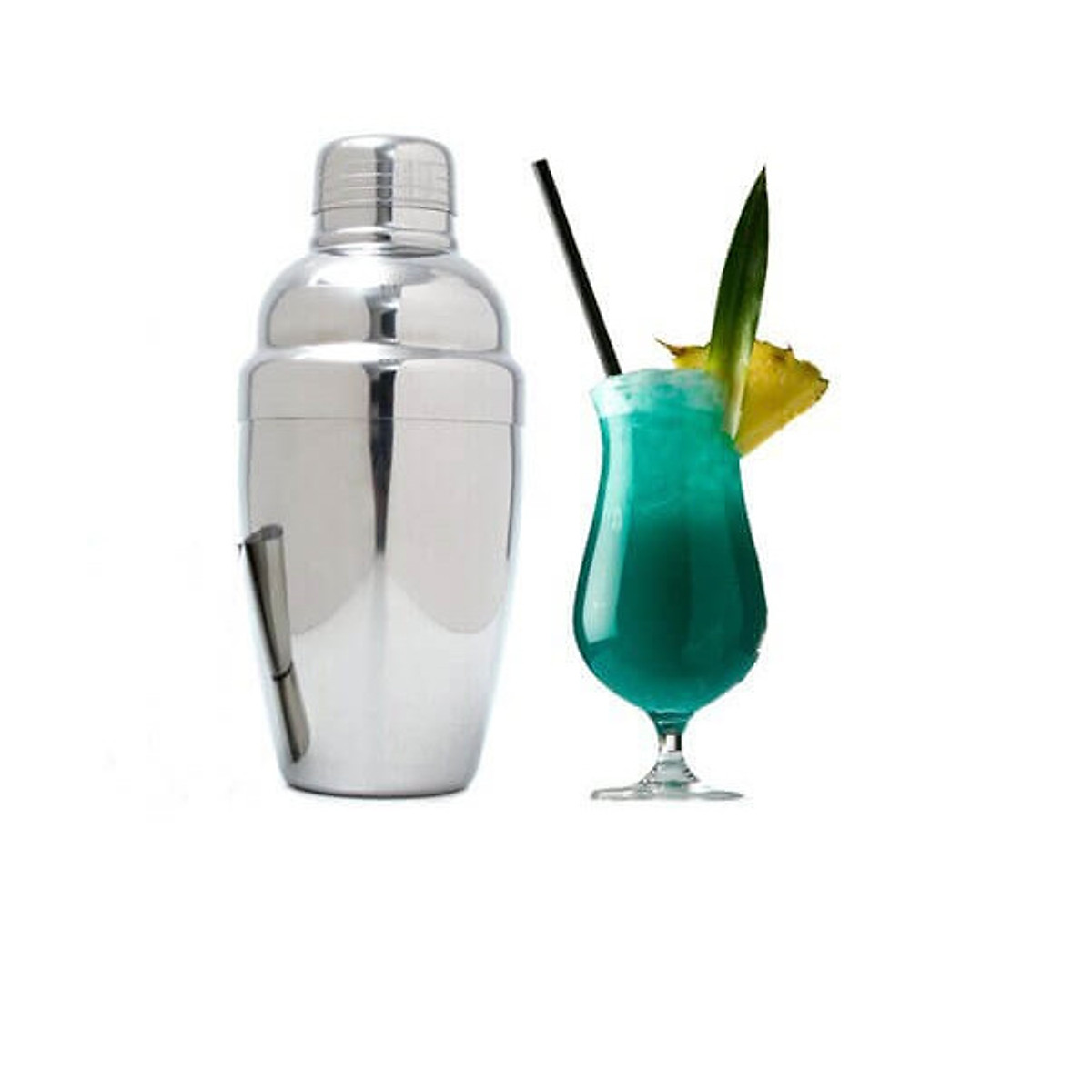 Bình Pha Chế Shaker Trà Sữa 350ml (Inox)