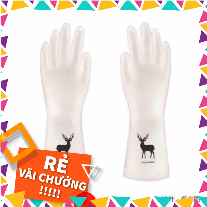 Gang Tay Cao Su Trắng Siêu Bền