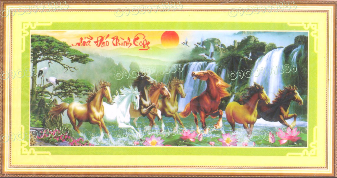 Tranh đính đá abc 3d mã đáo thành công 63080 kt:78x36cm