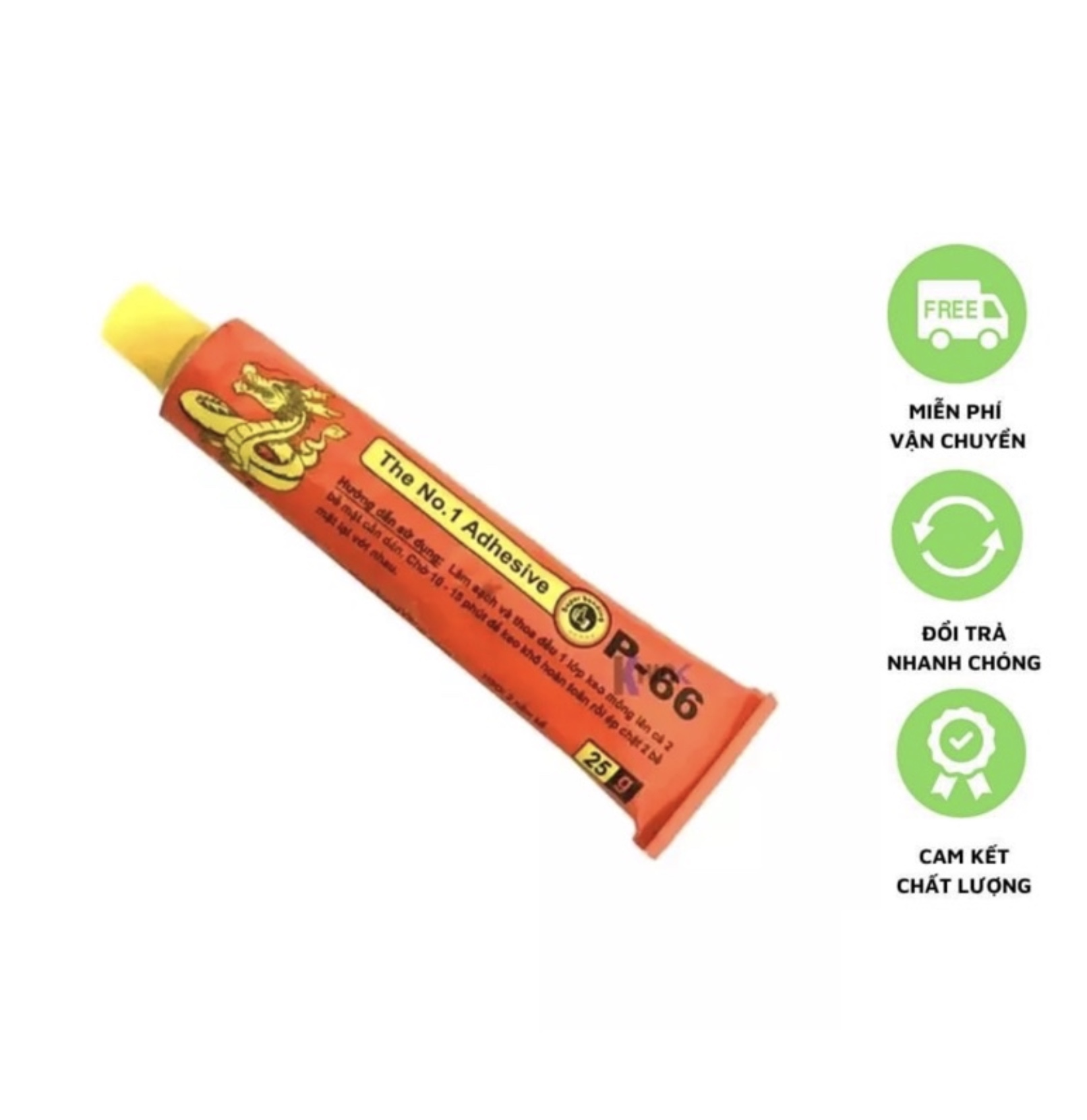 Keo rồng vàng p66 25g keo dán da