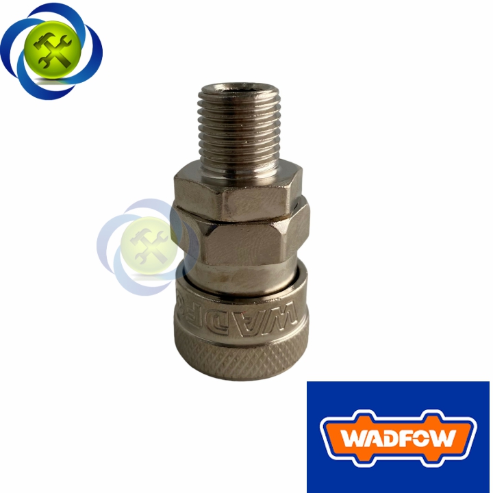 Đầu nối hơi ren ngoài 13mm wadfow wqp0953 loại 1/4 pt