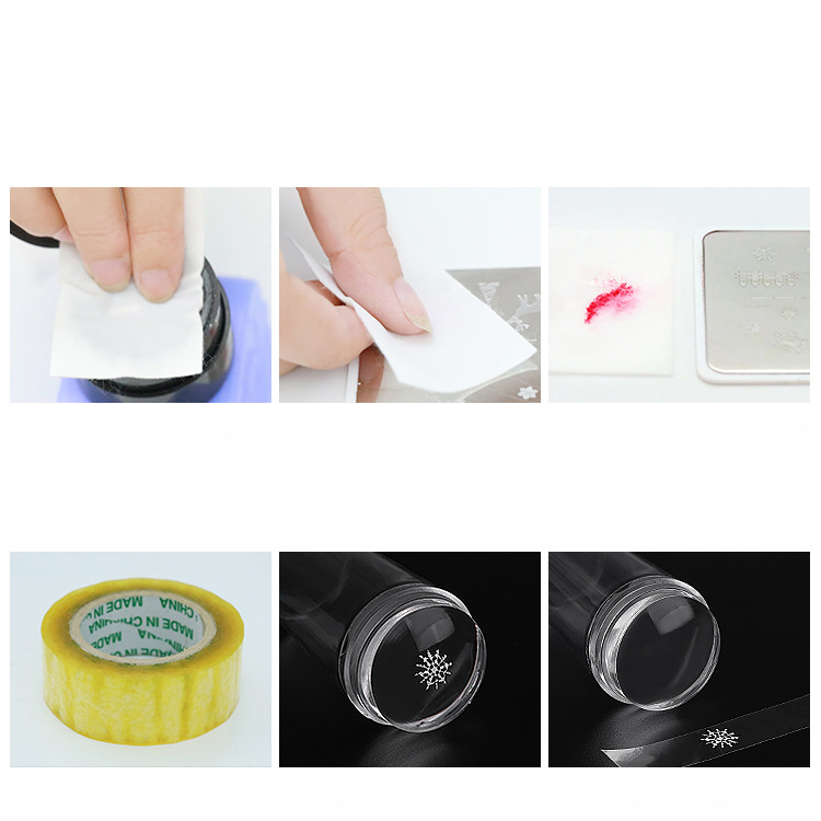 Con dấu in móng tay silicon