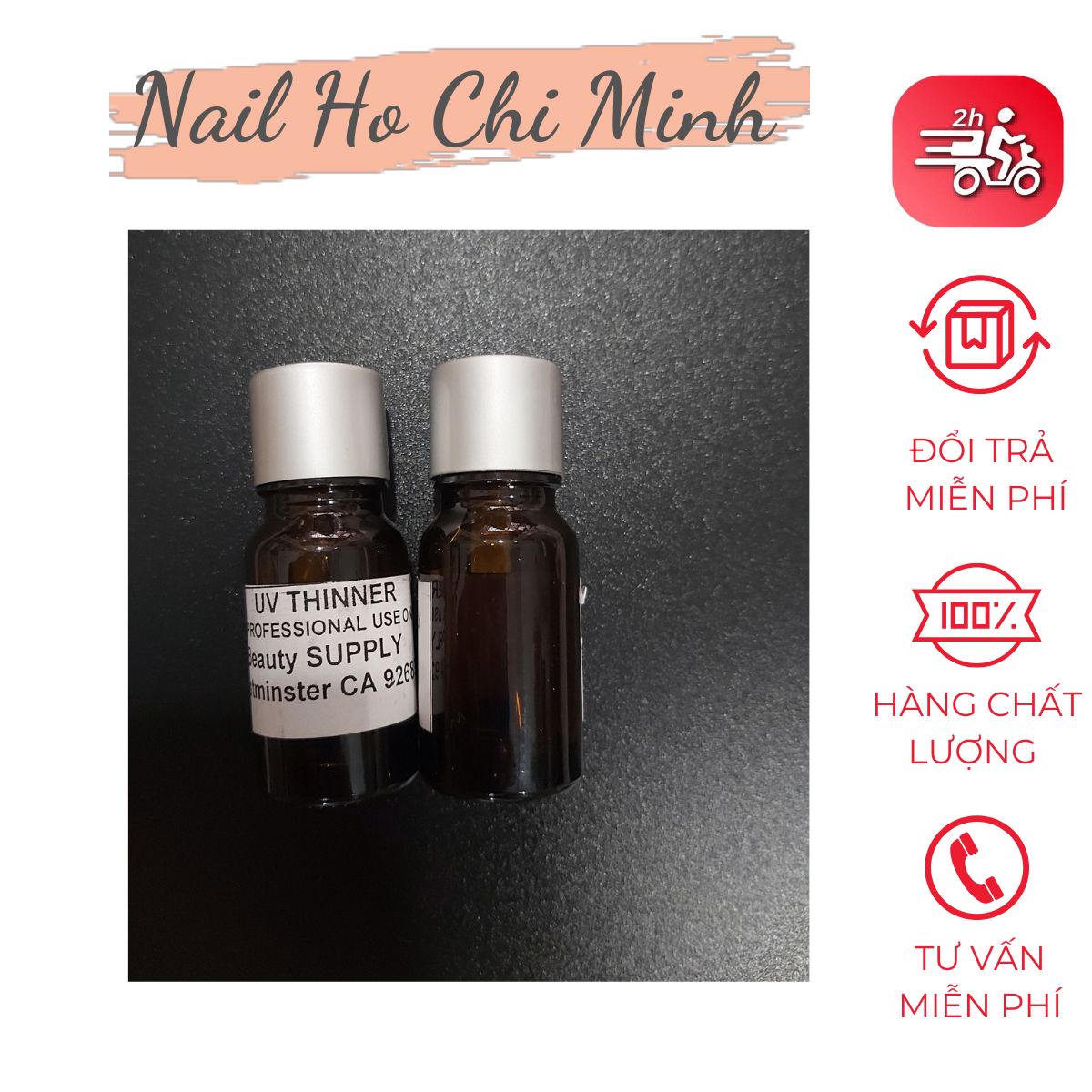 [HCM]Nước pha sơn gel chuyên dụng dung tích 10ml