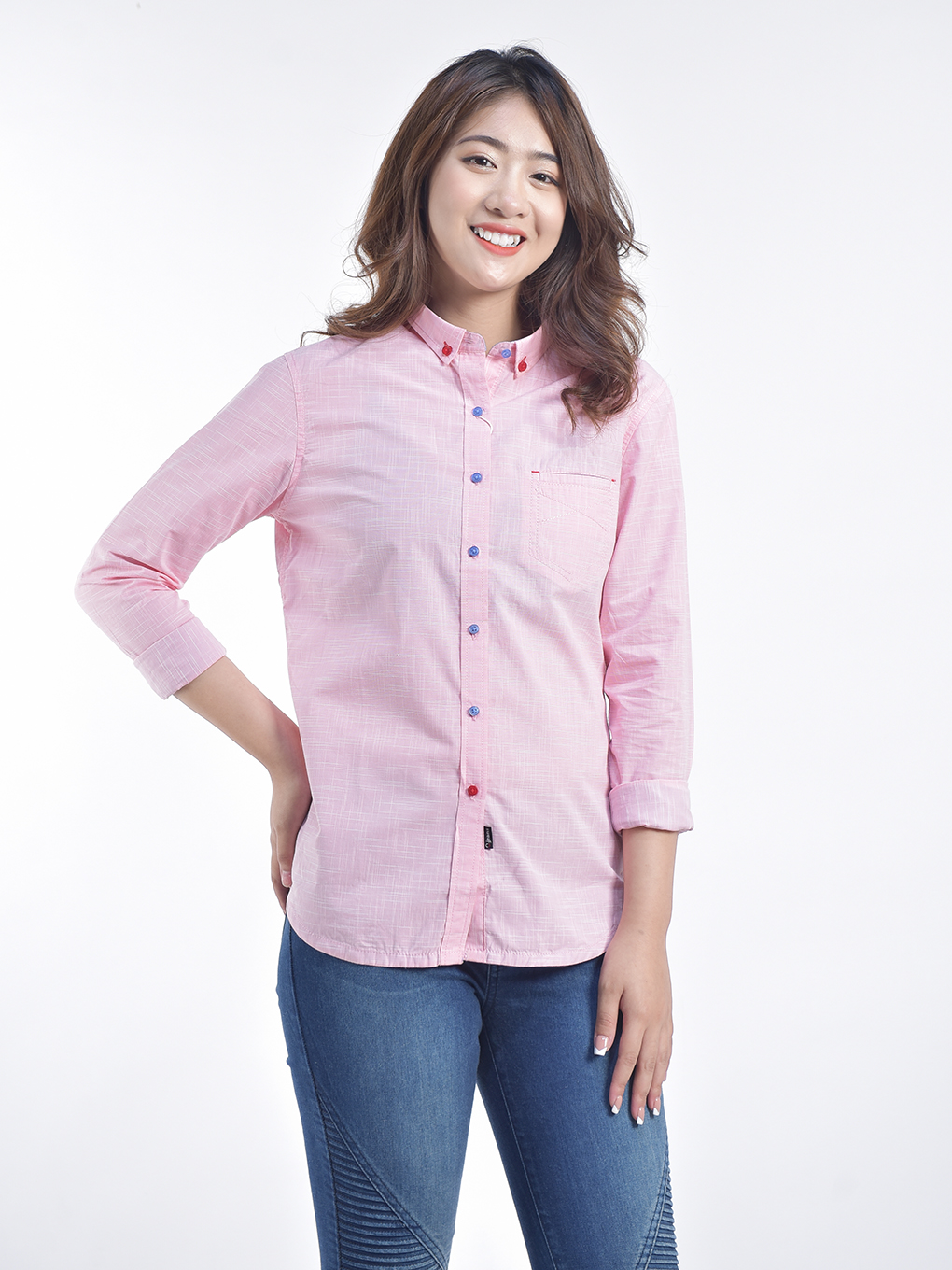 Áo Sơ Mi Ojeans - Dài Tay Nữ - OSC0014W